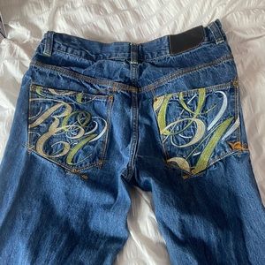 ROCAWEAR vintage embroidered jeans